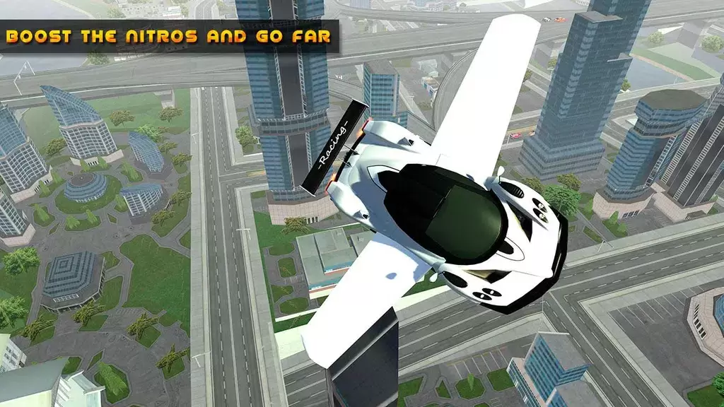 Flying Car Game driving Screenshot 1