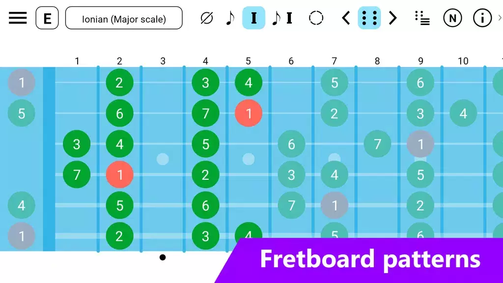 Guitar Fretboard: Scales Скриншот 2