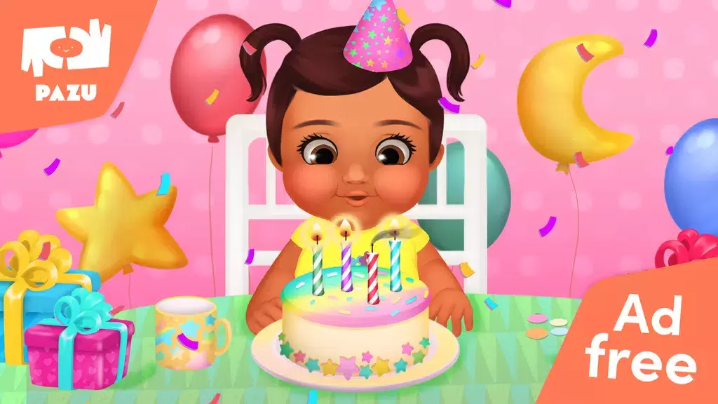 Baby Birthday Maker Game Schermafbeelding 2