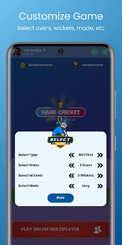 Hand Cricket - Multiplayer Screenshot 2