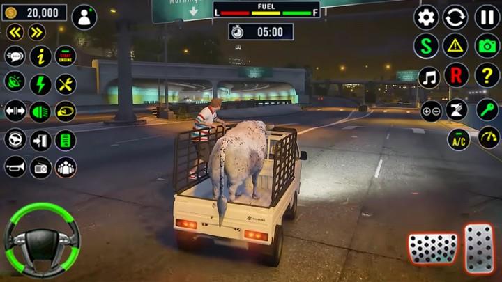 Animal Transport Truck Sim 3D ภาพหน้าจอ 2