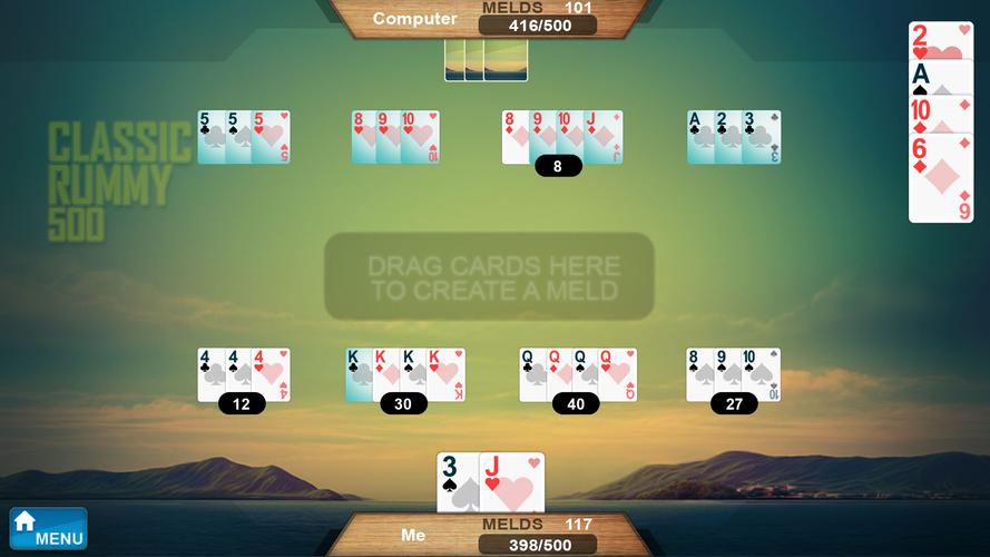 Rummy 500 ภาพหน้าจอ 1