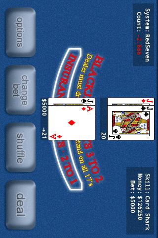 BlackJack Pro Free Скриншот 2