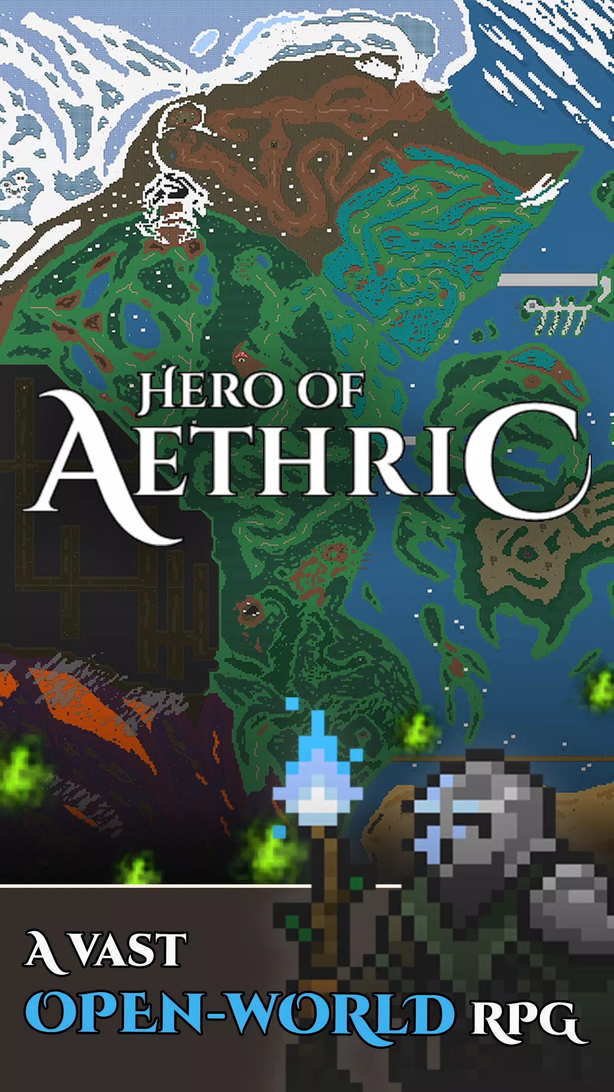 Hero of Aethric | Classic RPG 스크린샷 1
