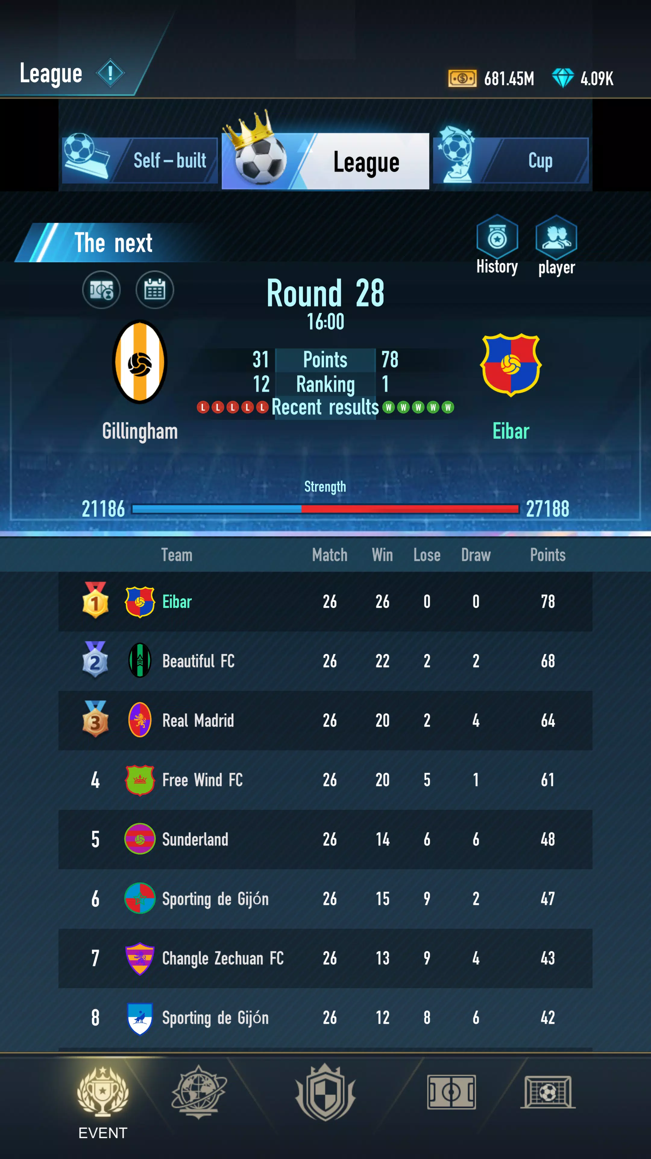 Football Career - Soccer games应用截图第1张