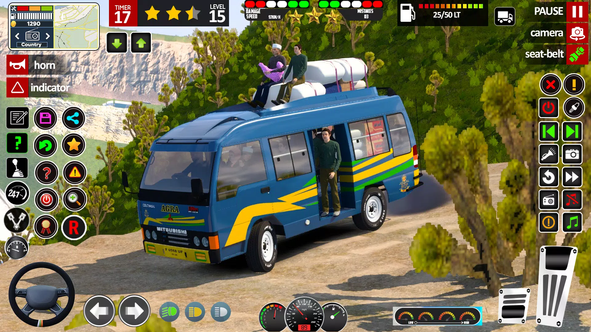 Real Mini Coach: Bus Game 3D Captura de tela 4