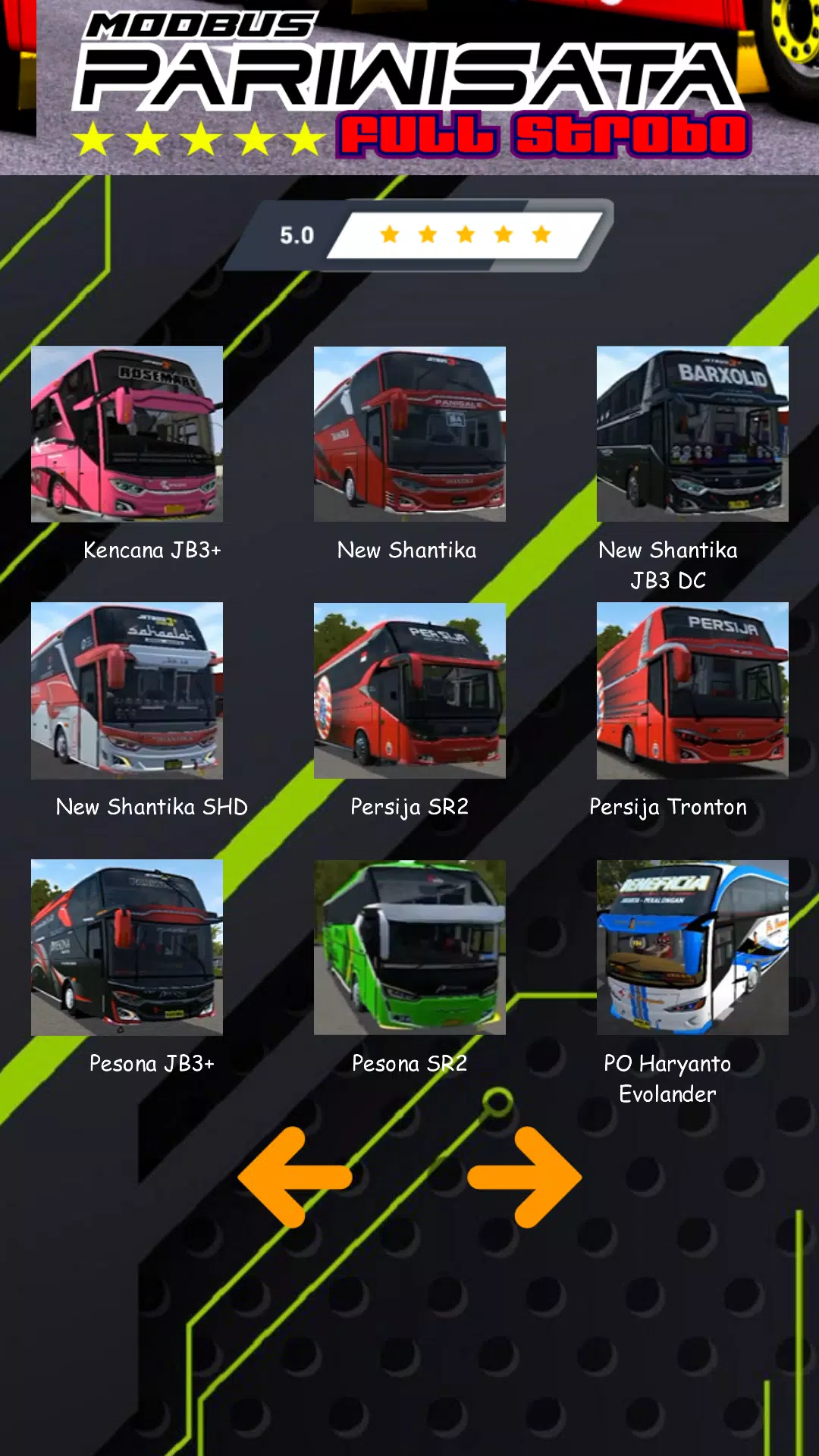 Mod Bus Pariwisata Full Strobo 스크린샷 3
