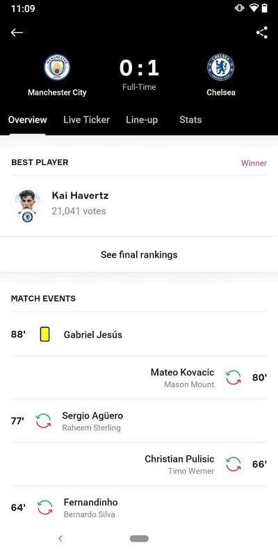 OneFootball Resultados Futebol Captura de tela 2