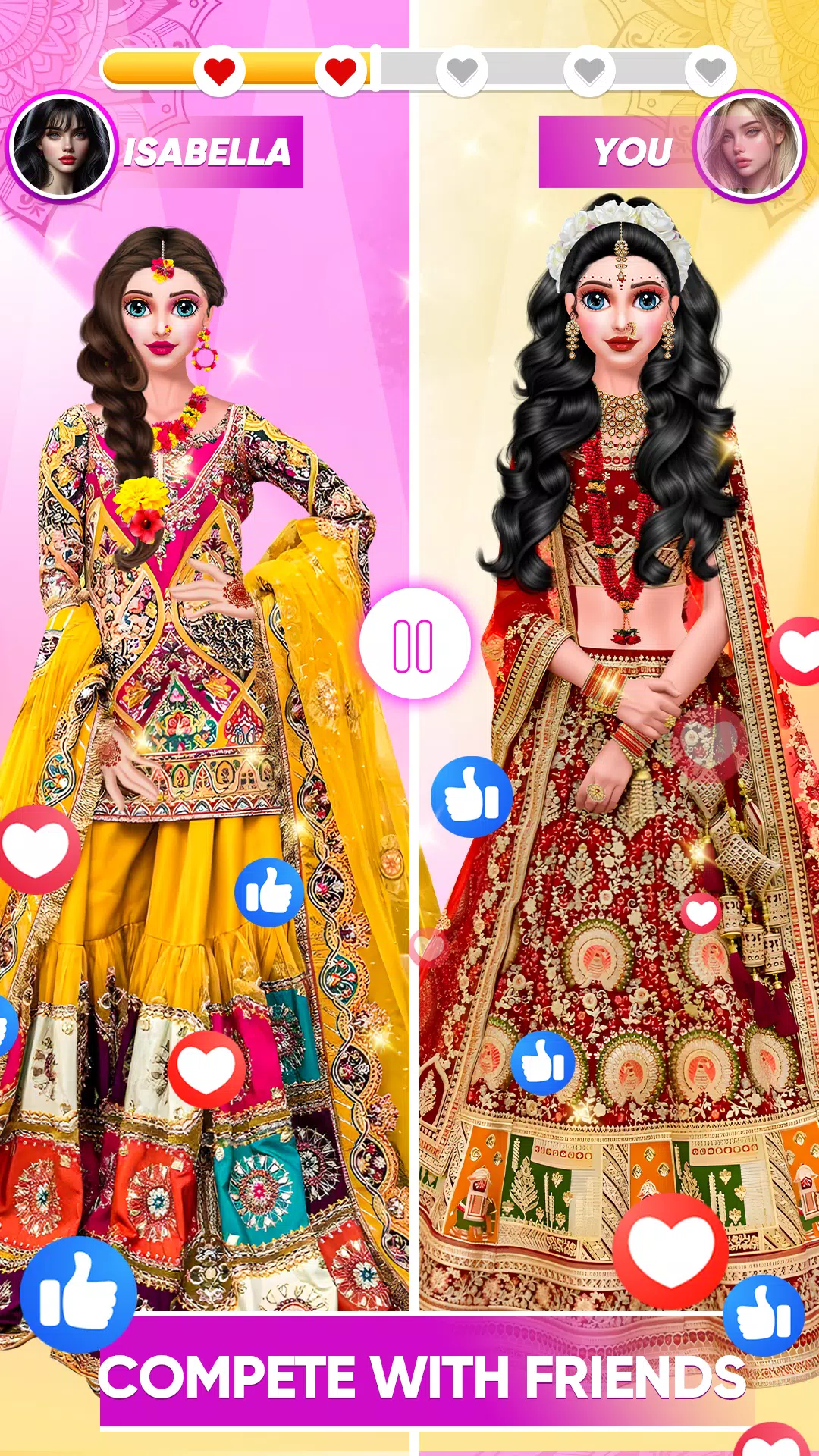 Indian Bridal Wedding Games Captura de pantalla 1