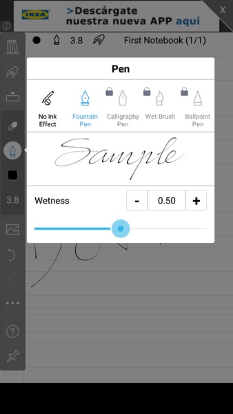 INKredible - Handwriting Note Captura de pantalla 4