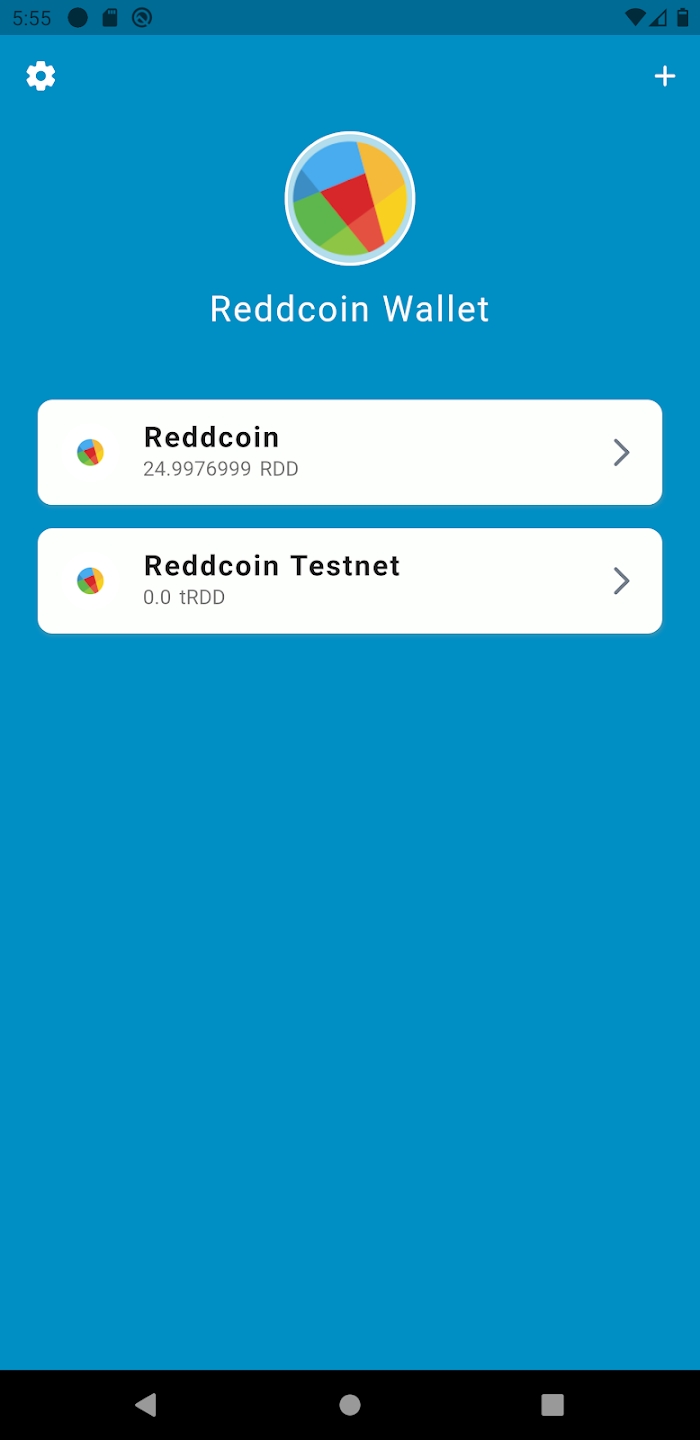 Reddcoin Mobile Wallet Ekran Görüntüsü 1