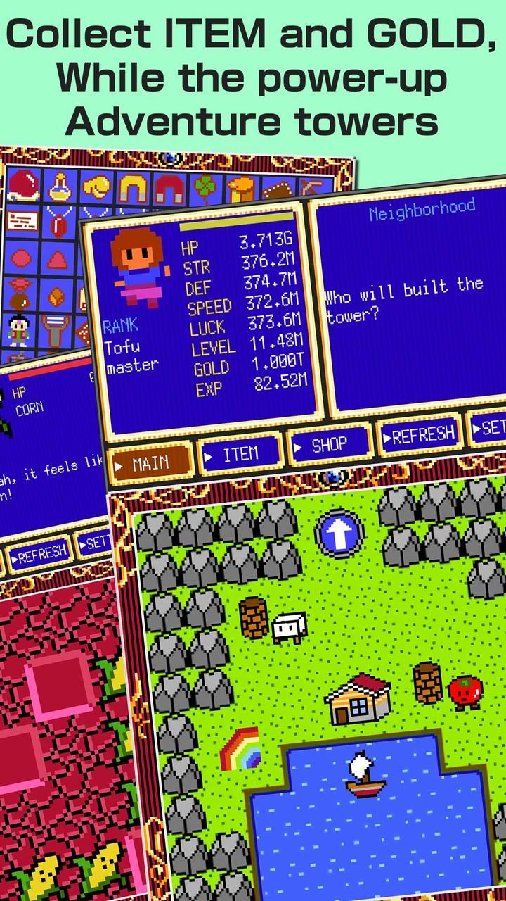 Clicker Tower RPG 3 Dash Zrzut ekranu 3