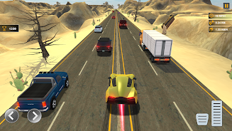 Heavy Traffic Rider Car Game Capture d'écran 1
