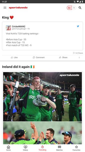 Sportskeeda Live Cricket Score應用截圖第4張