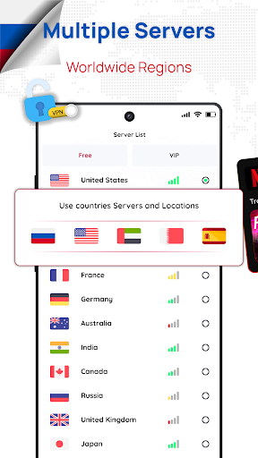 Russia VPN: Get Moscow IP स्क्रीनशॉट 2