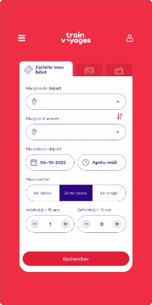 Train Voyages: Billet ONCF应用截图第1张
