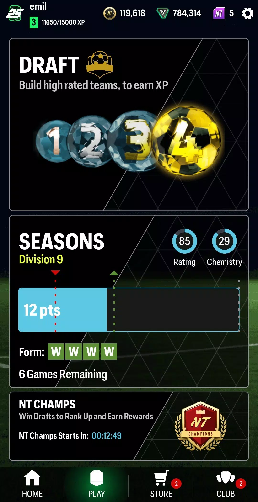 Nicotom 25 Draft + Pack Opener Screenshot 2