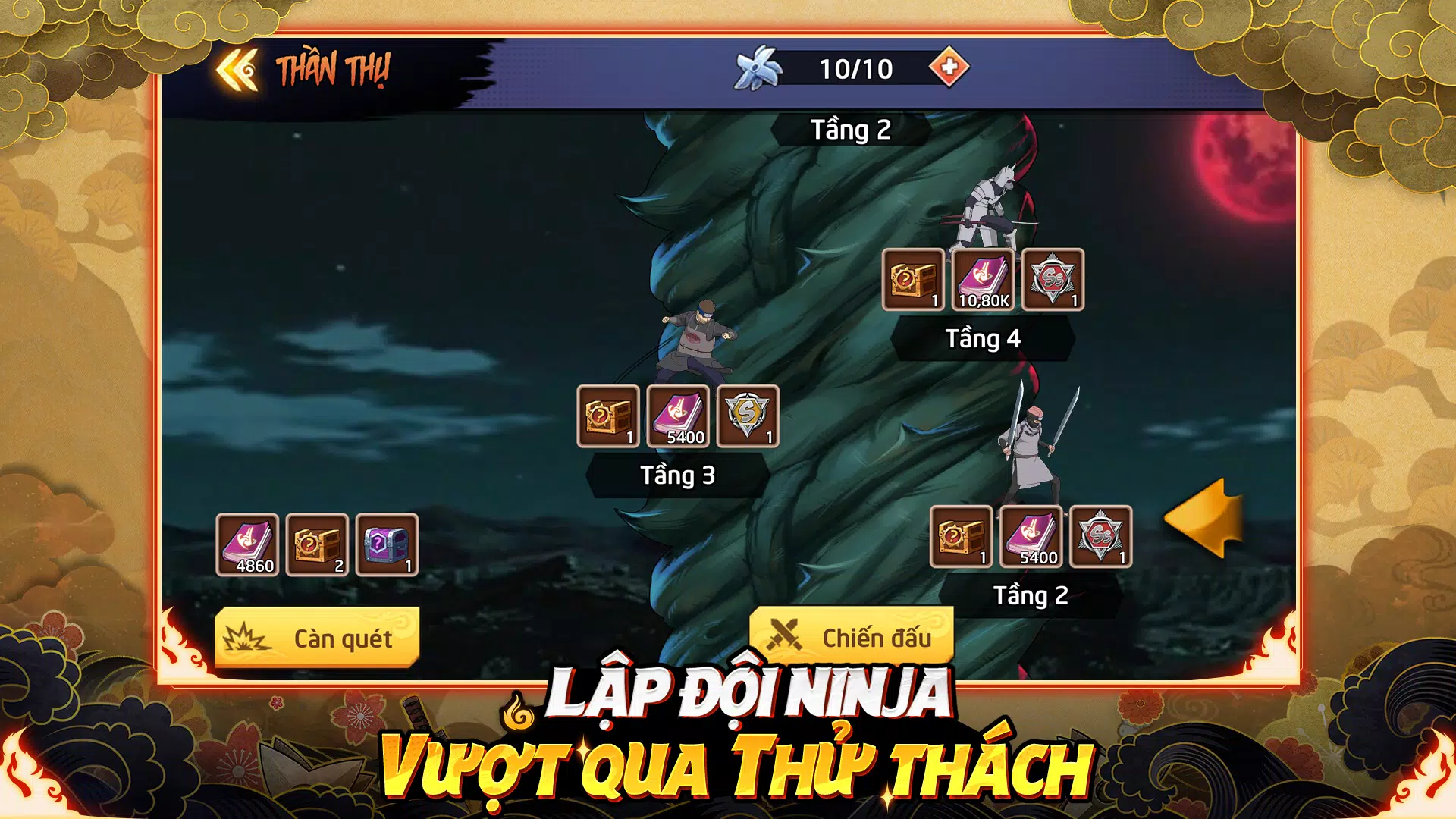 Huyền Thoại Nhẫn Giả Скриншот 4