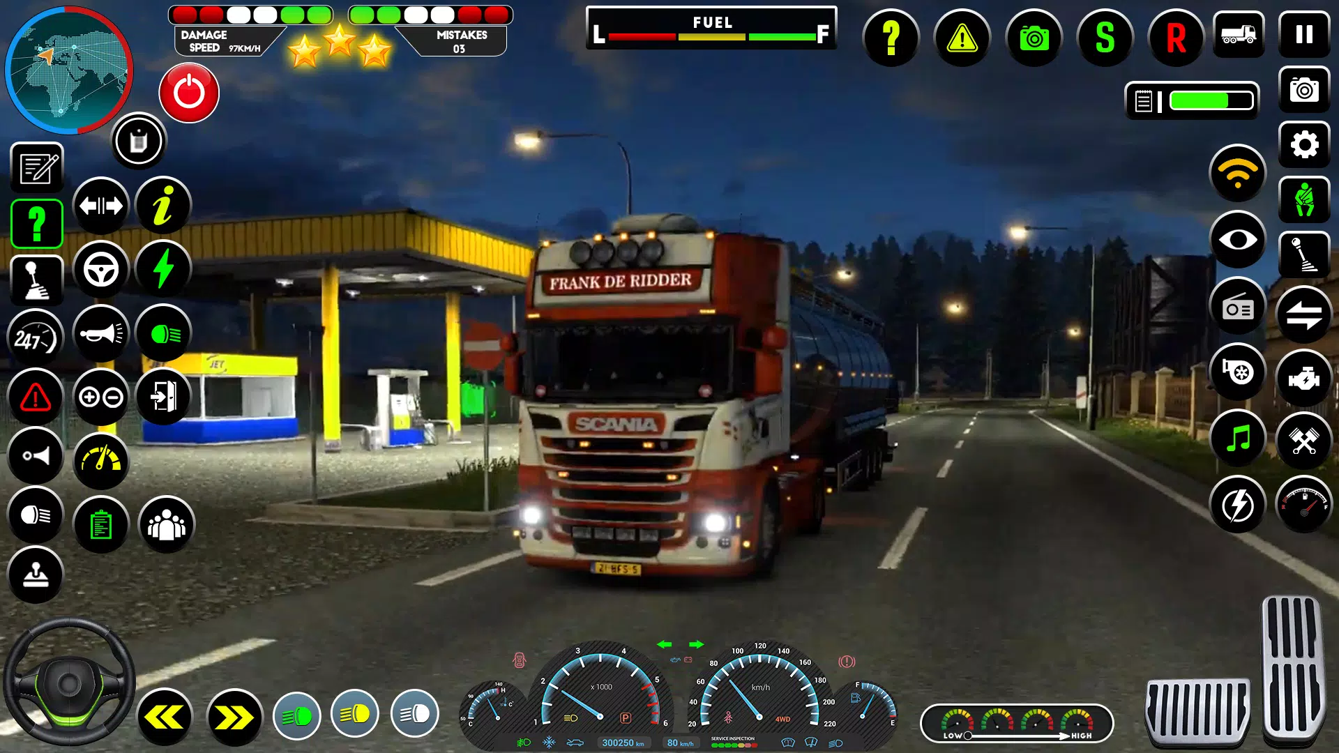 Euro Truck Driving Games Schermafbeelding 4