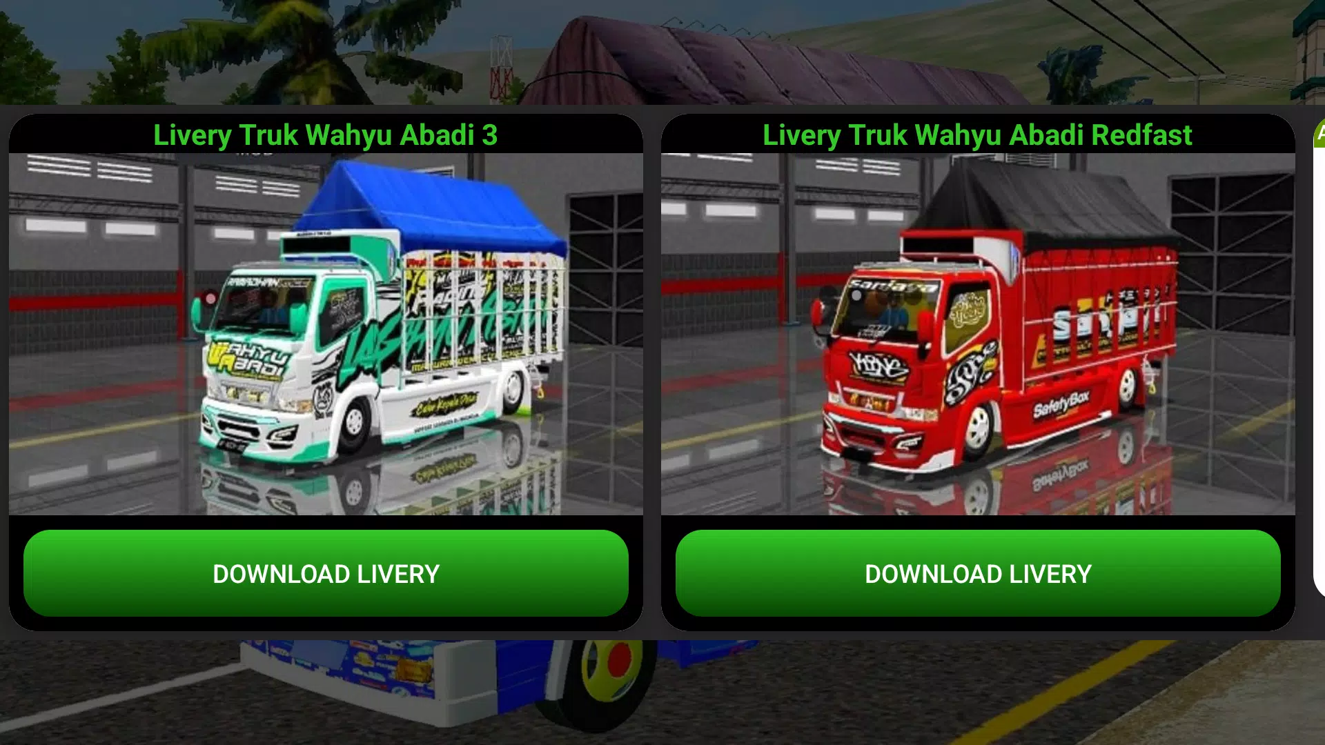 Mod Truck Wahyu Abadi Bussid ภาพหน้าจอ 3