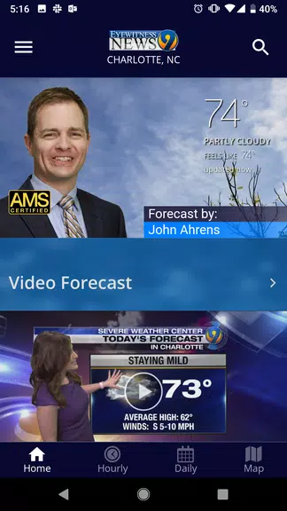 WSOC-TV Weather Screenshot 2