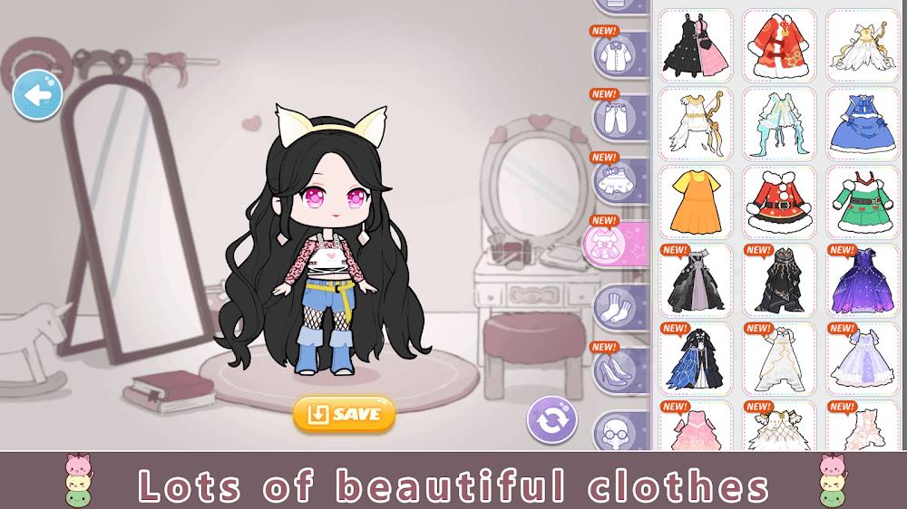 YOYO Doll Anime Dress Up Game Zrzut ekranu 2