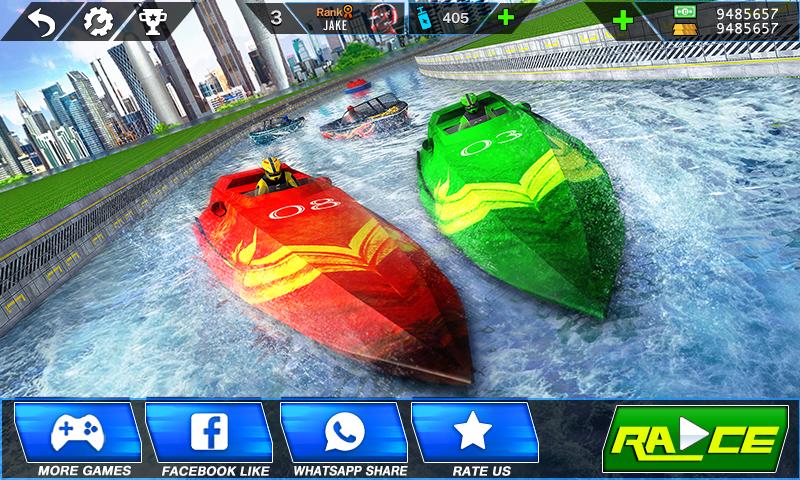 Speed Boat Crash Racing Schermafbeelding 2