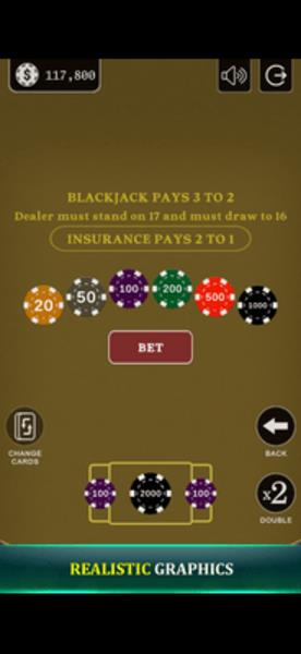 Schermata Blackjack 21 - Side Bets 3