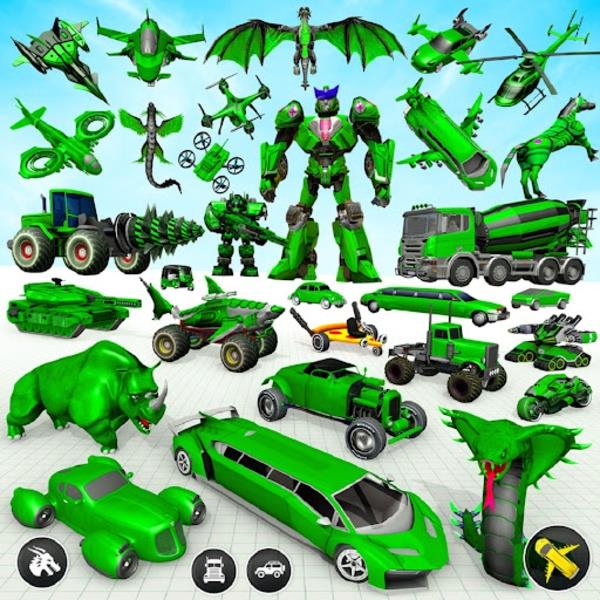 Army Robot Car Game:Robot Game Captura de tela 1