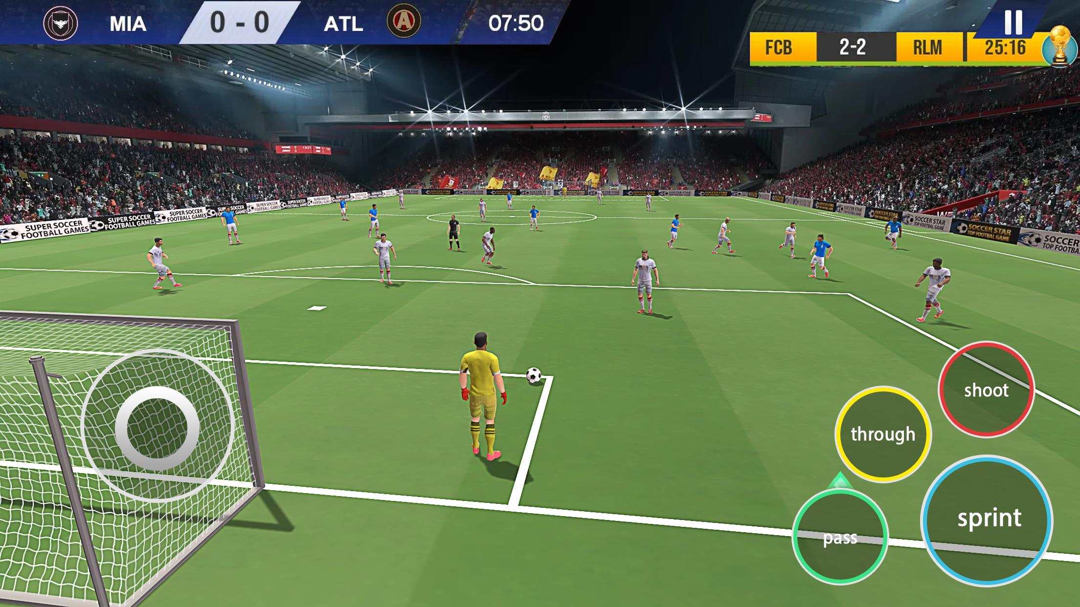 Ultimate Soccer Football Match Capture d'écran 2