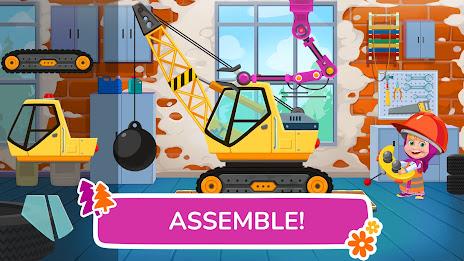 Masha and the Bear truck games Screenshot 1