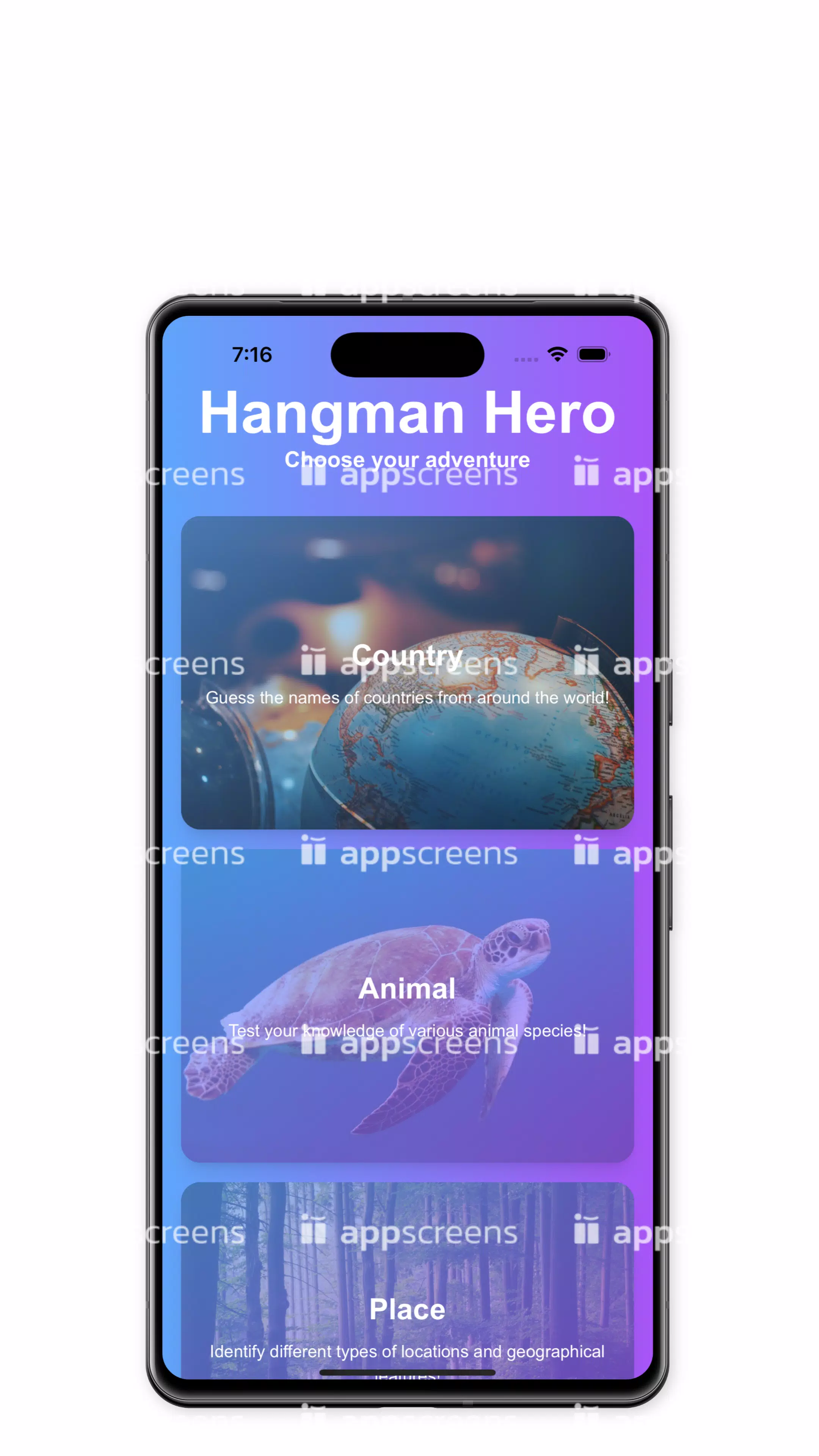 HangmanHero Captura de pantalla 1