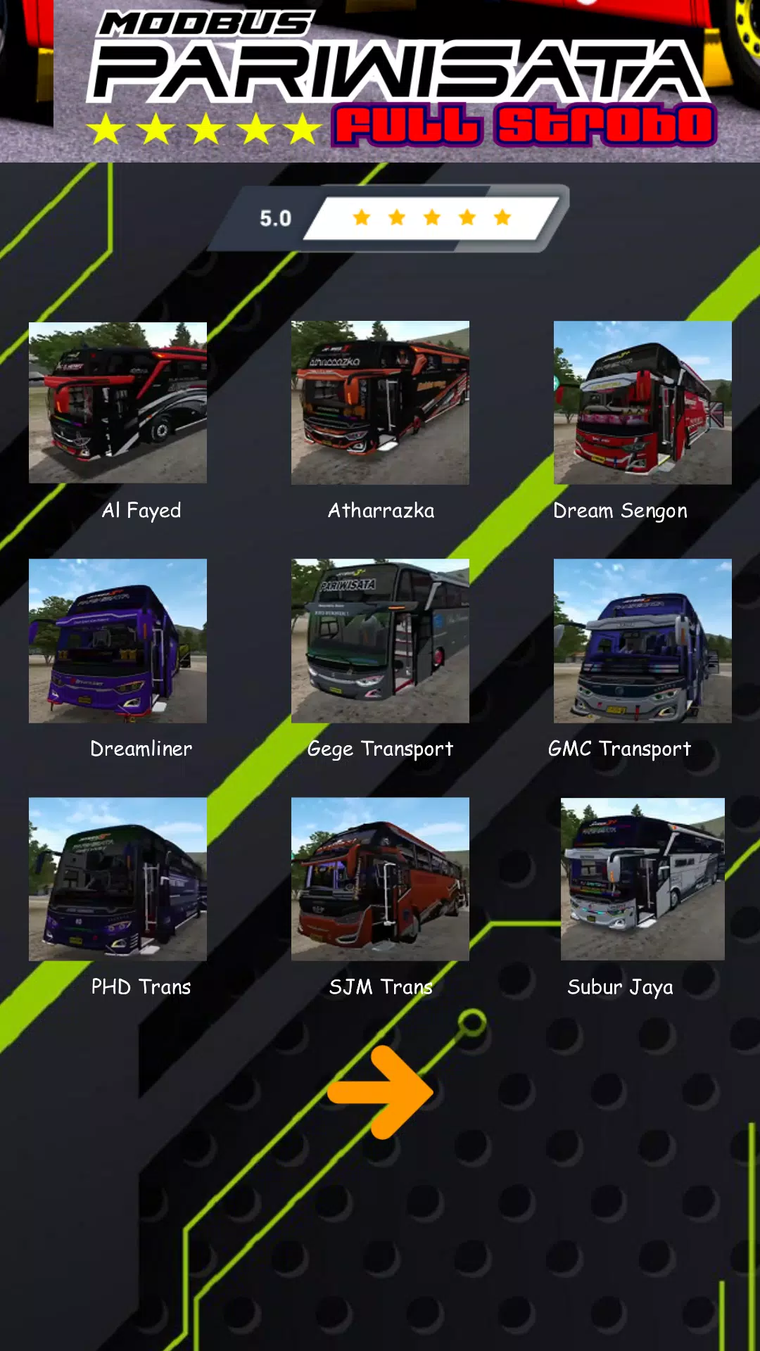 Mod Bus Pariwisata Full Strobo 스크린샷 2