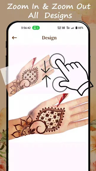 Mehndi Design Easy Simple 스크린샷 3