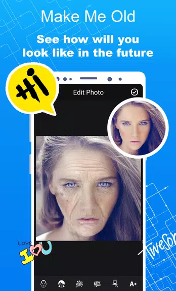 Make Me Old - Aged Face Maker应用截图第1张