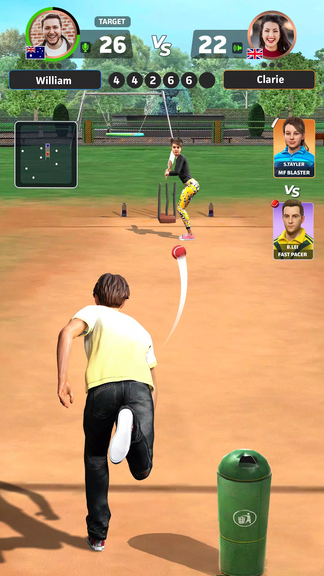 Cricket Gangsta™-Cricket Game Tangkapan skrin 2