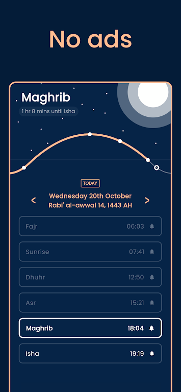 Pillars: Prayer Times & Qibla Screenshot 1