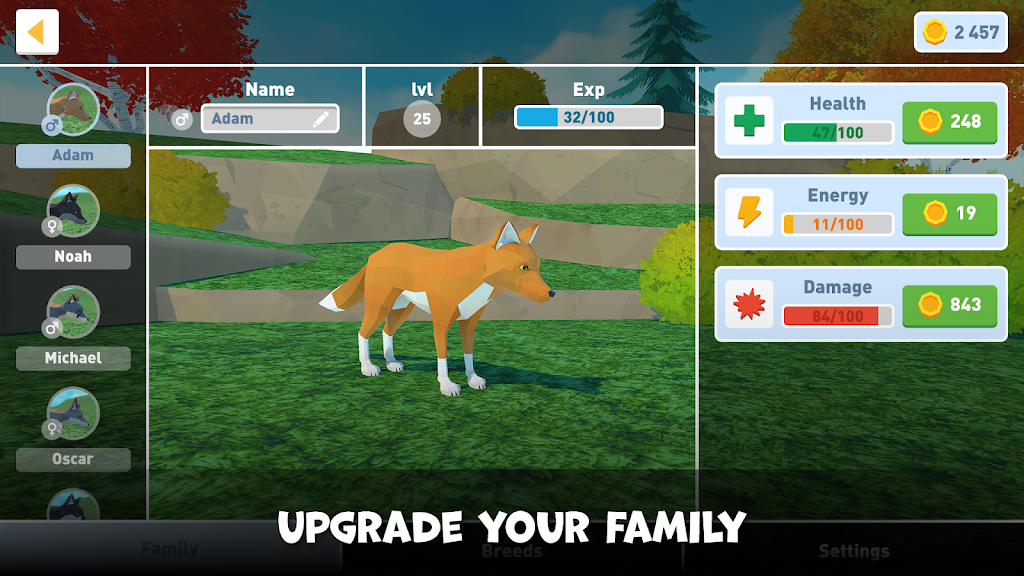 Fox Family Simulator 스크린샷 3