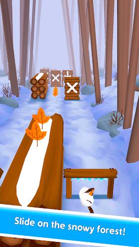 Snowman Rush: Frozen run Screenshot 3