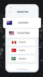 Bravo VPN - Fast VPN Proxy Captura de pantalla 3