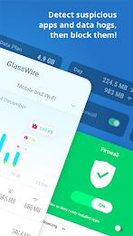 GlassWire Data Usage Monitor Tangkapan skrin 2