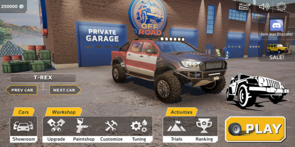 Off Road 4x4 Driving Simulator Schermafbeelding 2