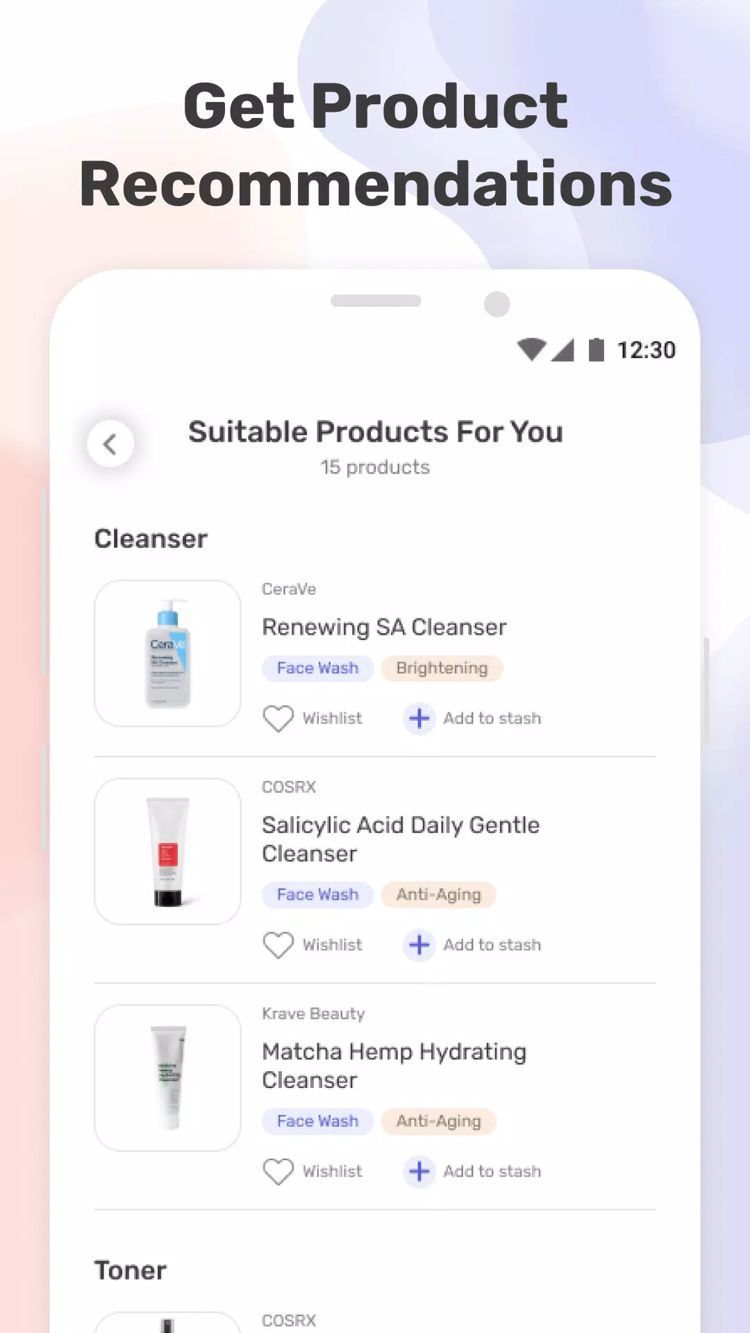 TroveSkin: Your Skincare Coach スクリーンショット 2