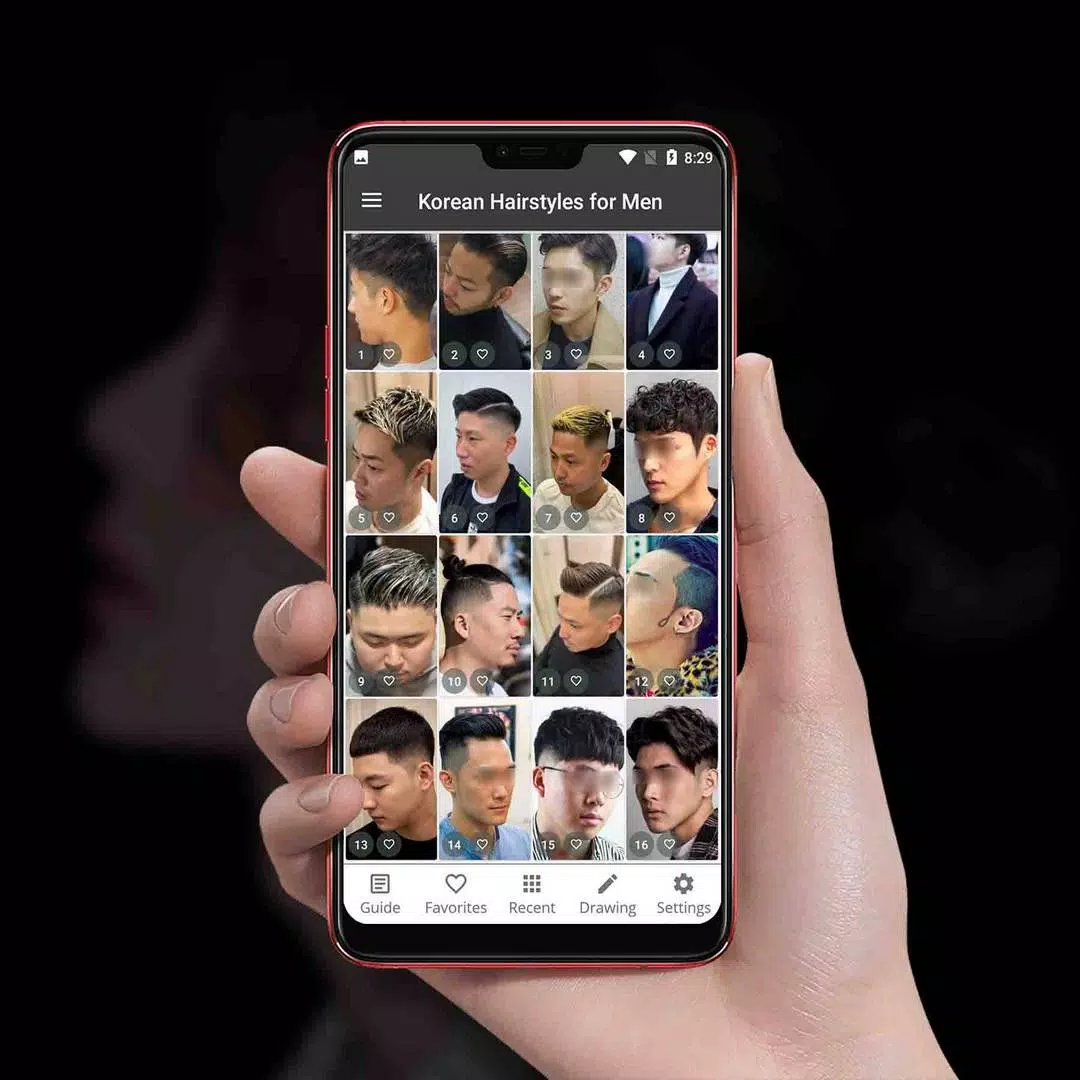 Schermata Korean Hairstyles for Men 4