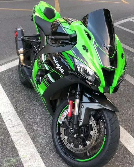 Kawasaki Ninja ZX10r Wallpaper स्क्रीनशॉट 3