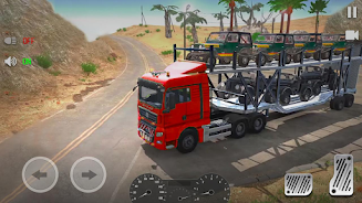 Truck Car Transport Trailer Captura de tela 1