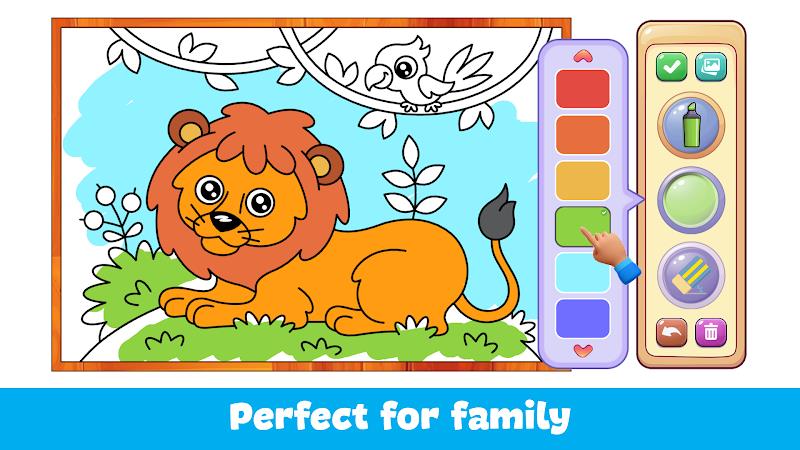 Kids Coloring Game Color Learn Tangkapan skrin 3