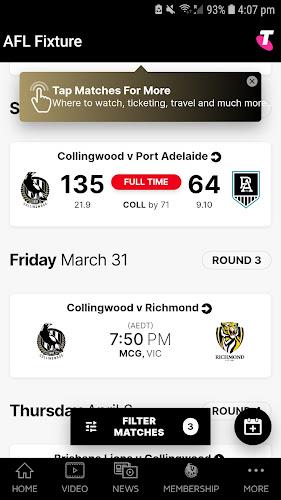 Collingwood Official App Captura de tela 4