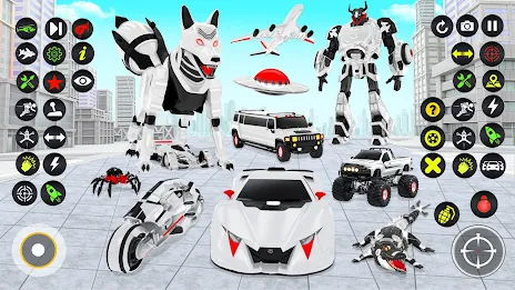 Fox Robot Transform Bike Game স্ক্রিনশট 2