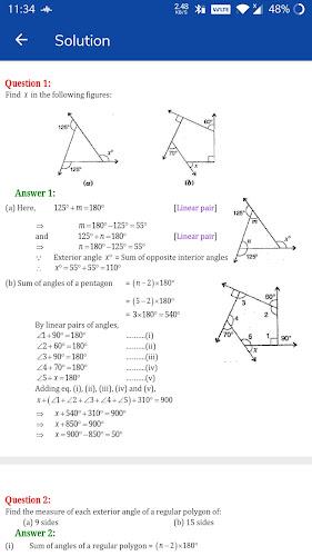 Class 8 Maths Solution NCERT應用截圖第3張